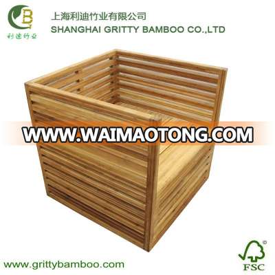 outdoor natural solid bamboo sofa chair for garden